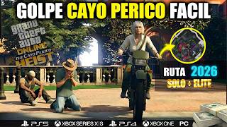 Como hacer Golpe a Cayo Perico RAPIDO en GTA 5 Online (SOLO) en 2026