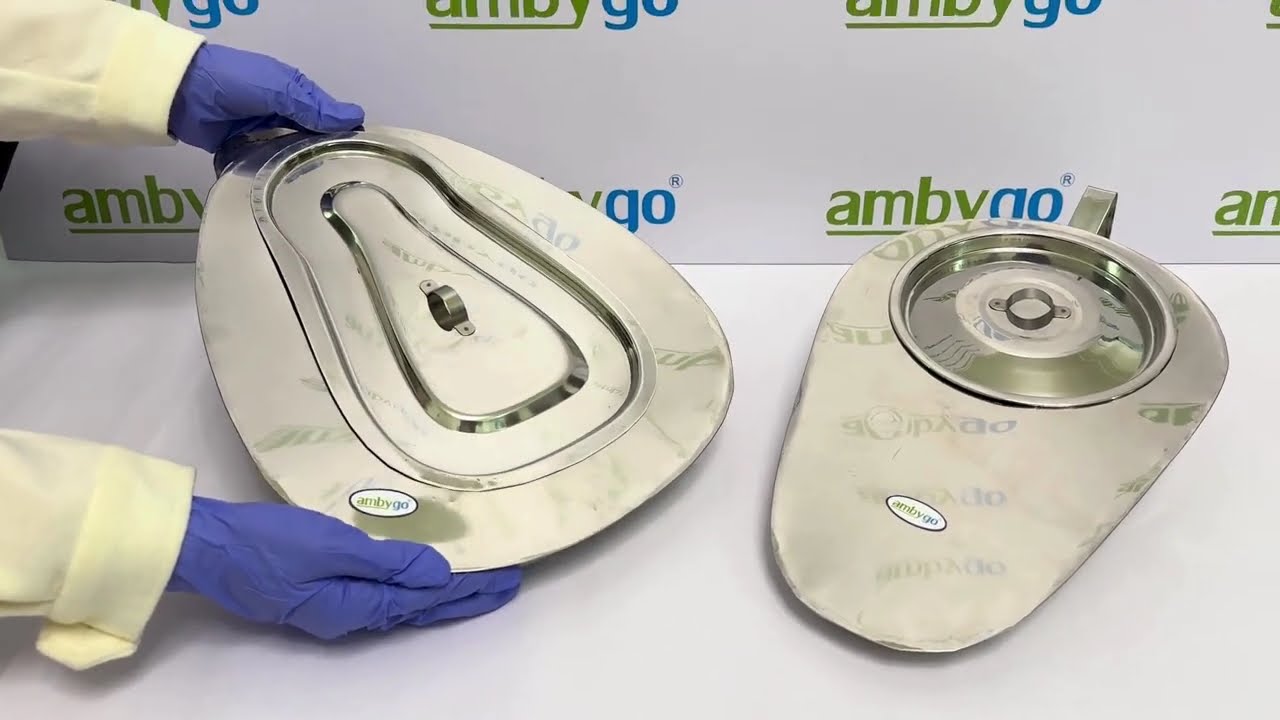 Ambygo Stainless Steel Bed Pan | Durable & Hygienic Bedpan for Hospitals and Patients