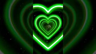 💚 Неоновые 💚 Зеленые 💚 Сердечки 💚 Green Hearts 💓 Love ❤ Футажор | #Shorts