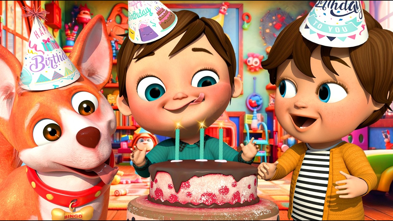Happy Birthday Celebration Song | Kids Nursery Rhyme | Kids Songs | Banana Cartoon #nurseryrhymes