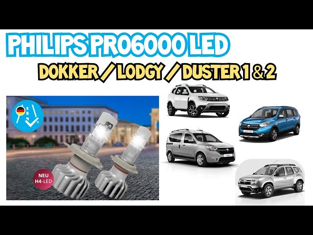 Philips Ultinon Pro6000 W5W LED mit Zulassung für Duster Dokker Lodgy