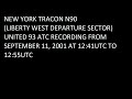 New york tracon n90 liberty west departure atc recording from september 11 2001