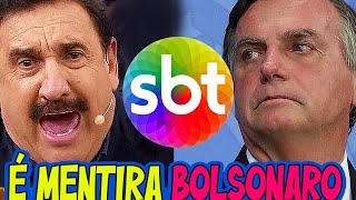 ENTREVISTA DE BOLSONARO NO RATINHO BATE RECORDE DE MENTIRAS AO VIVO NO SBT, BOLSONARO MENTE!!