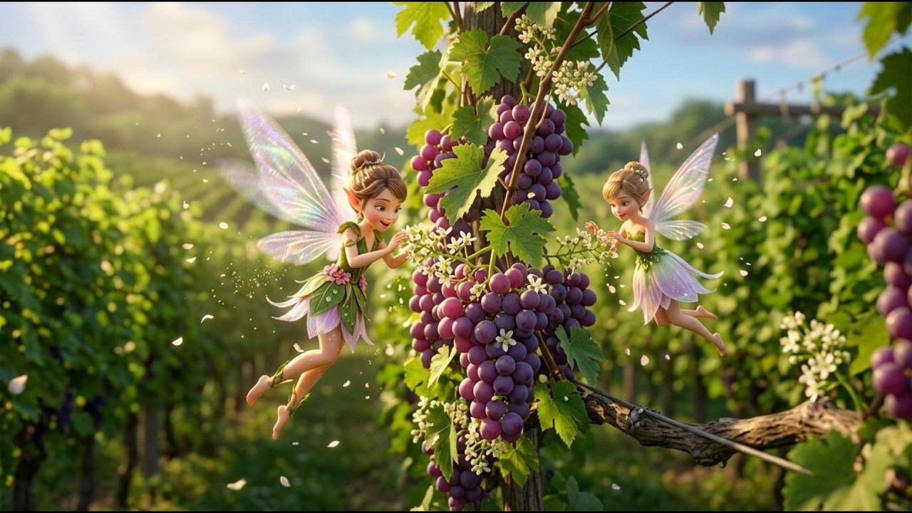 Tiny Fairies of the Vineyard: From Planting Grapes to Making Magical Wine 🧚‍♀️🍇 ASMR Fantasy Vibes