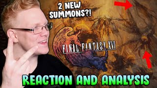2 NEW SUMMONS?! | FINAL FANTASY 16 AMBITION TRAILER REACTION AND ANALYSIS!