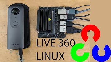 RICOH THETA Linux Live Stream Demo With OpenCV, gstreamer, VLC on Jetson Nano