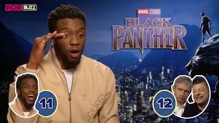 Сколько фильмов Marvel смогут назвать актеры за 1 минуту? | ЧЕРНАЯ ПАНТЕРА Сколько фильмов Marvel смогут назвать актеры за 1 минуту? | ЧЕРНАЯ ПАНТЕРА