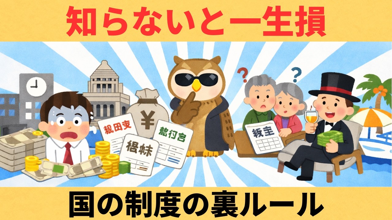 国の制度はなぜ使われない？40代から差がつく本当の理由【雑学】９割が知らない日常で使える面白い雑学・豆知識