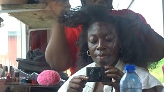 Getting Faux Locs in Ghana | Montage & Micro Film screenshot 3
