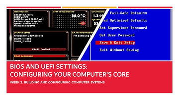 Understanding BIOS and UEFI Settings | Computer Engineering Fundamentals