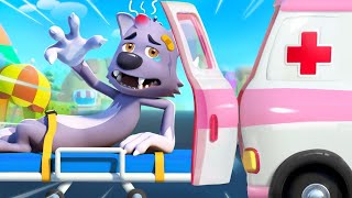 Hickory Dickory Dock | Ambulance Rescue Team | Nursery Rhymes & Kids Songs | BabyBus - Cars World