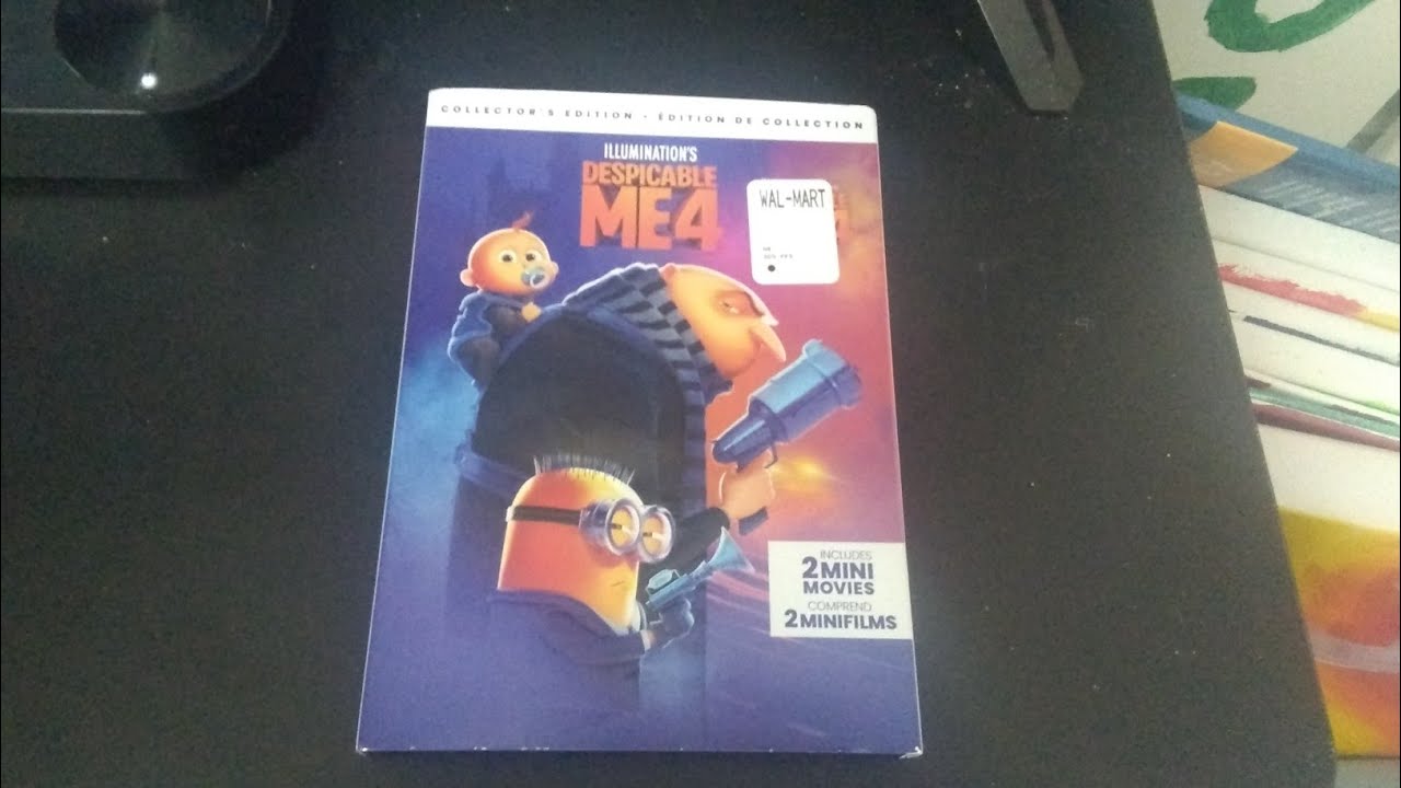 Opening to Despicable Me 4 2024 DVD