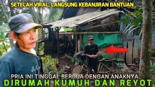 AFTER GOING VIRAL, THIS MAN & HIS CHILD WHO LIVES IN A SLUM HOUSE WAS FLOODED WITH AID|@kzchannel...