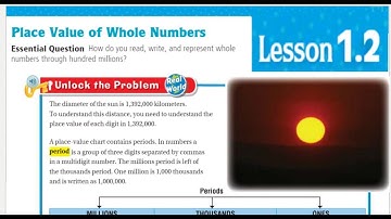 Go Math 5th Grade Lesson 1.2 Place Value of Whole Numbers UPDATED