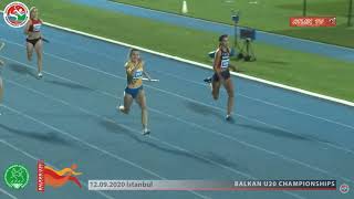 4X100M Devojke U20Nr - 46, 78S U20 Balkaniada 2020