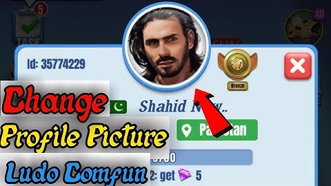 How to Change Profile Picture In ludo Comfun