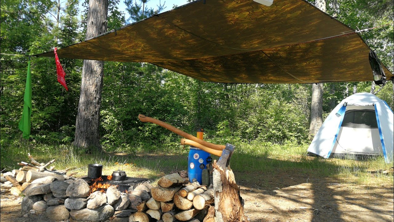 Aquaquest Defender 15x15 Tarp. The Ultimate Base Camp Tarp! YouTube