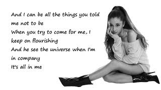 Ariana Grande - God is a woman (Lyric Video)