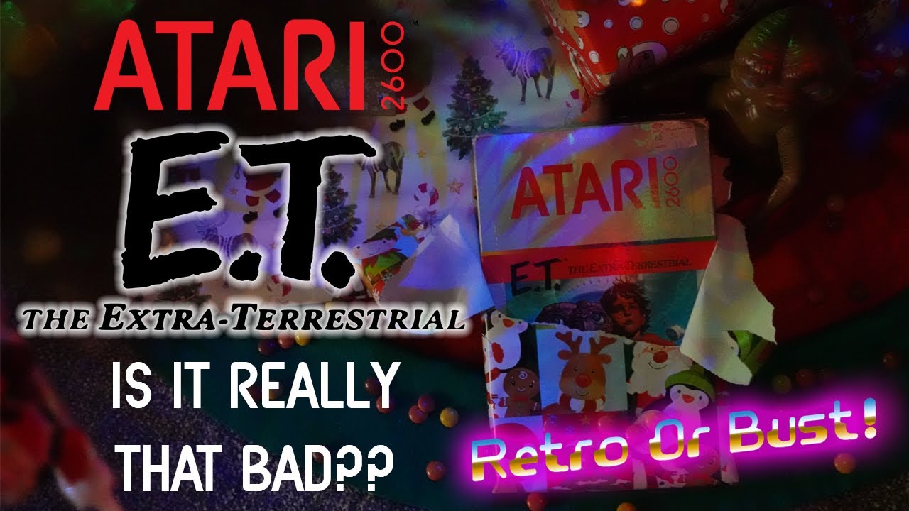 E.T. The Extra-Terrestrial On Atari 2600 40th Anniversary. How Bad Is It? - Longplay & Review
