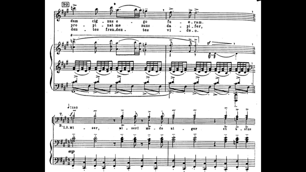 15.- Olim lacus couleram (Carmina Burana - C. Orff) Score Animation