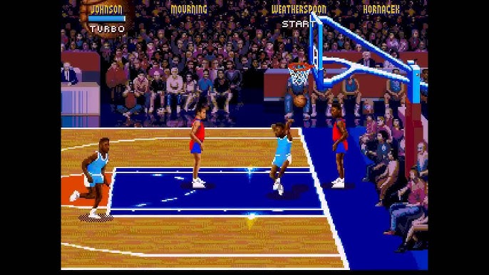 NBA Jam (Sega Genesis) - Utah Jazz vs. Los Angeles Lakers 