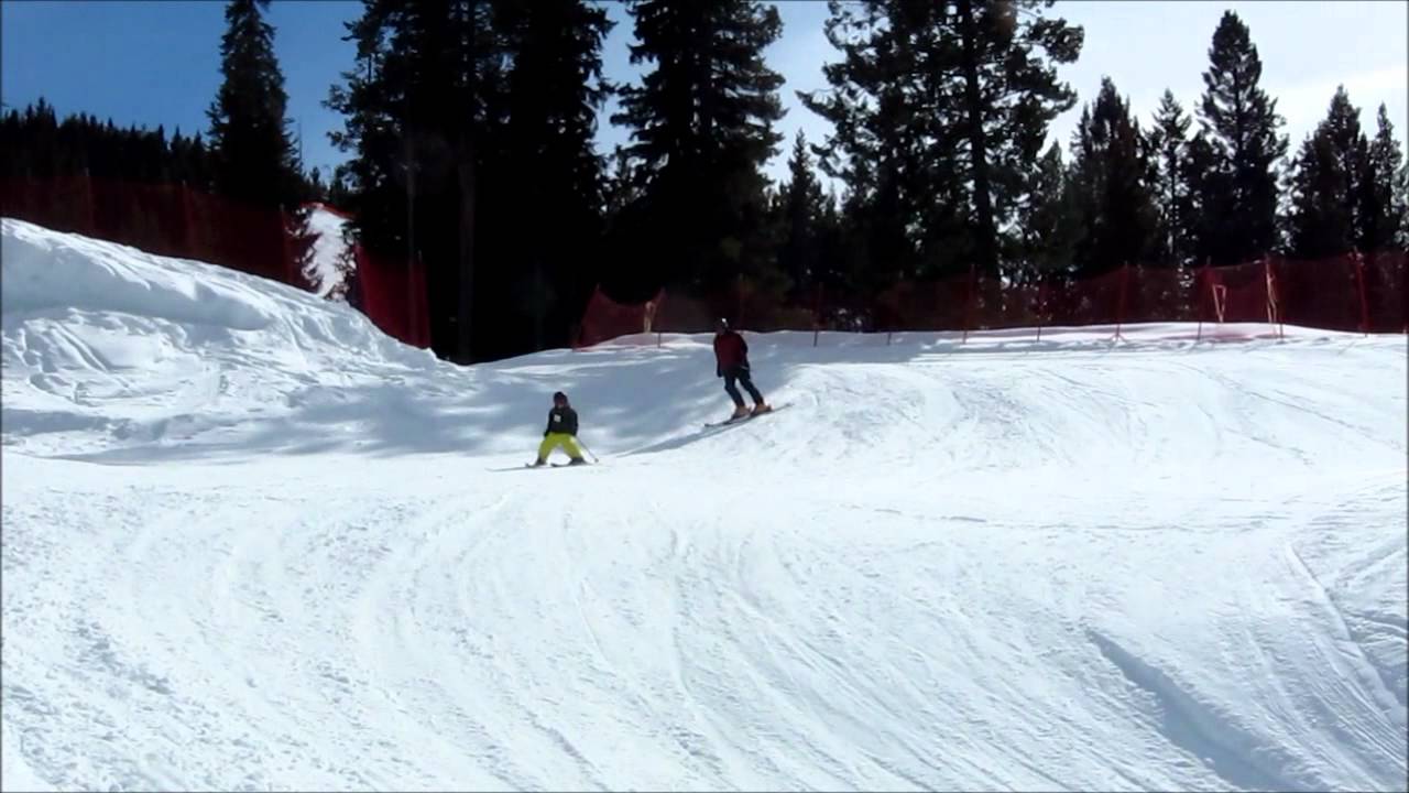 Byron rips through the Terrain Park at Panorama