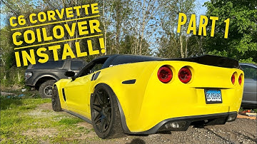 C6 corvette coilover install