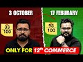 90 DAYS LEFT 🤯 Board Exam Strategy | class 12 Commerce