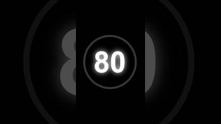 80 Second Countdown Timer With Clock Ticking Sound Finish Alarm Beep