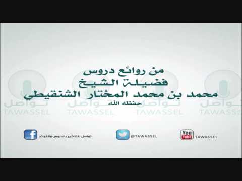 قصة تبين حكمة العلامة والد الشيخ محمد المختار الشنقيطي رحمه الله في فتاويه 