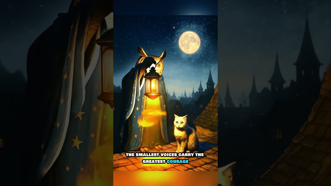 🌙🐱 Orin & The Cat of Quiet Courage | Magical Owl Story 