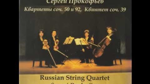 Sergei Prokofiev - String Quartet No.2 Op.92 in F major - Adagio