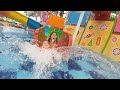 Crystal Flora Beach hotel aquaparkı çok sevdik Elif ile Eğlenceli Video #Antalya #Tatil vlog