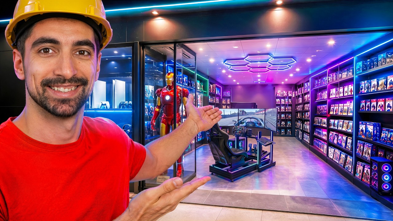 Έχτισα ένα μαγαζί με video-games από το μηδέν