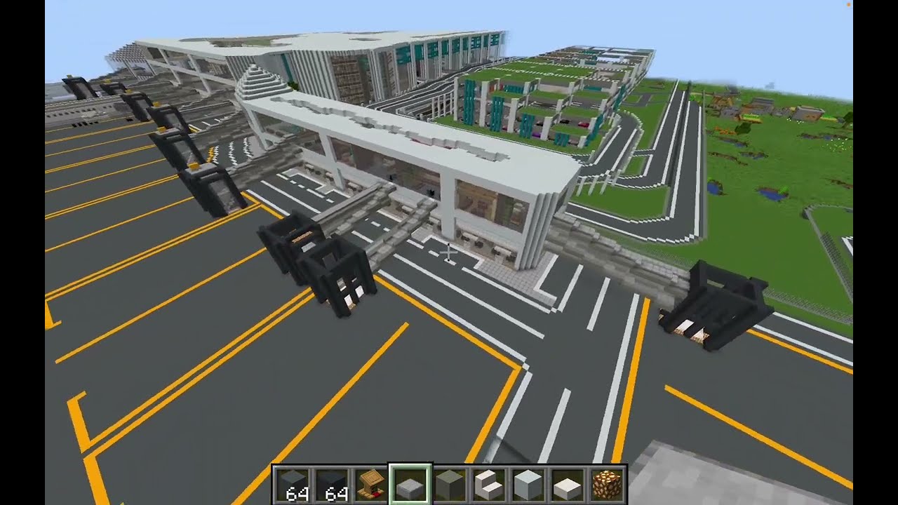 Minecraft Airport Raw Footage pt 43