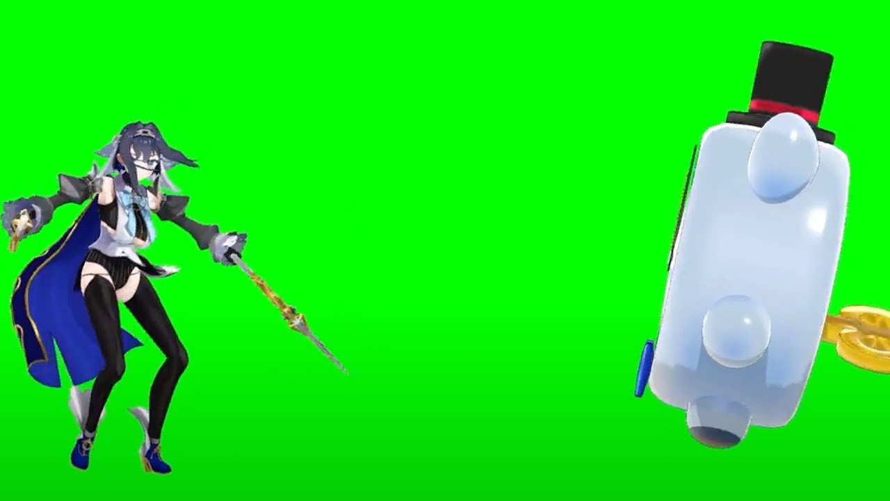 【Green Screen】Kronii vs. Kronie