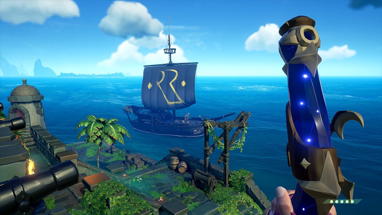 Sea of Thieves - Sea Fort - Ancient Gold Fortress - 4K 60FPS