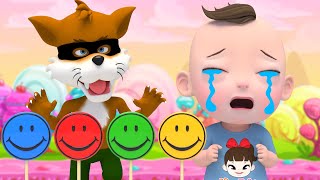 Color Finger Family | Three Little Kittens | Nursery Rhymes & Kids Songs | Kindergarten