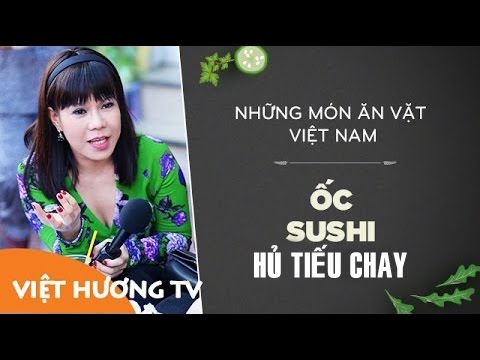 thực đơn quán ốc New Ốc - Sushi - Hủ Tiếu Chay Cùng Việt Hương