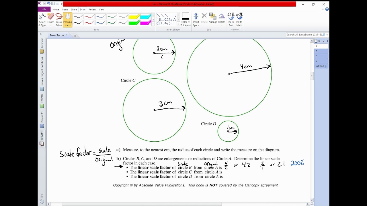 Scale Models Lesson 1 video notes