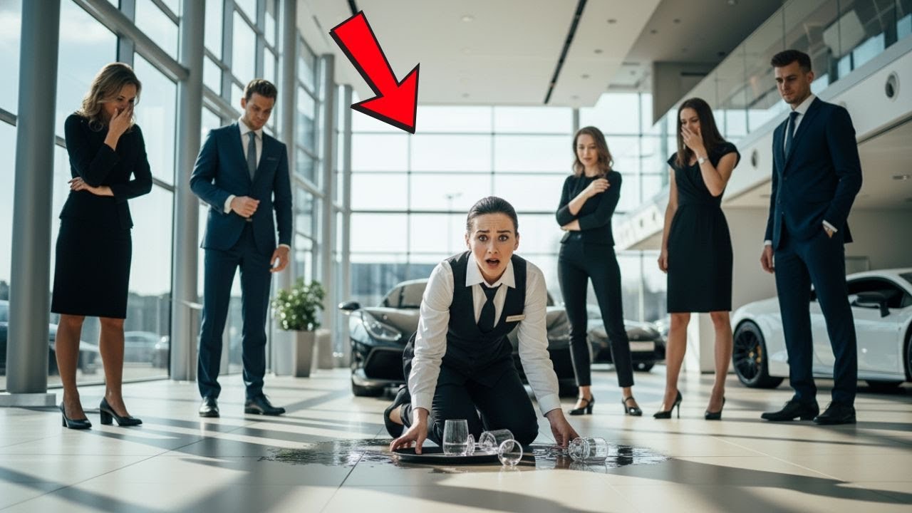 Číšnice byla ponížena v autosalonu — druhý den se vrátila jako miliardářka.