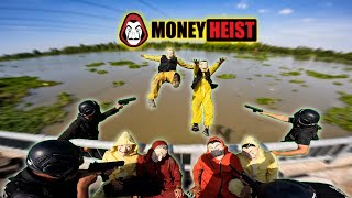 PARKOUR MONEY HEIST vs POLICE ( bella ciao remix ) money heist yellow part 3