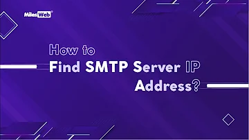 Wo finde ich die SMTP Server Adresse?