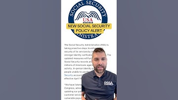 New Social Security Identity Verification Policy