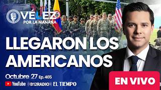 EN VIVO - LLEGARON LOS AMERICANOS, soldados entrenan en Colombia -  Velez por la mañana