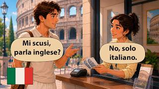 Learn Italian Through Conversation | 10 Real-Life Travel Dialogues in Italy (A1-A2)