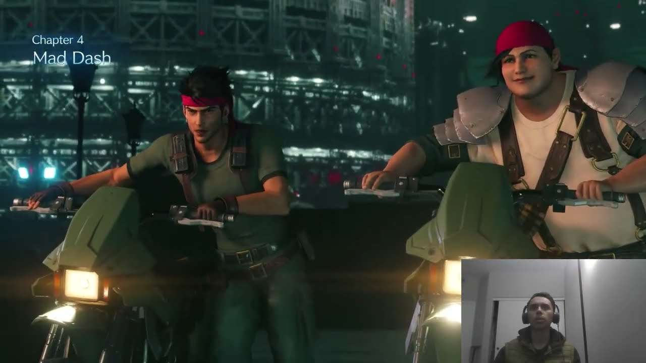 Bike fight with Jessie (FFVII Remake III)