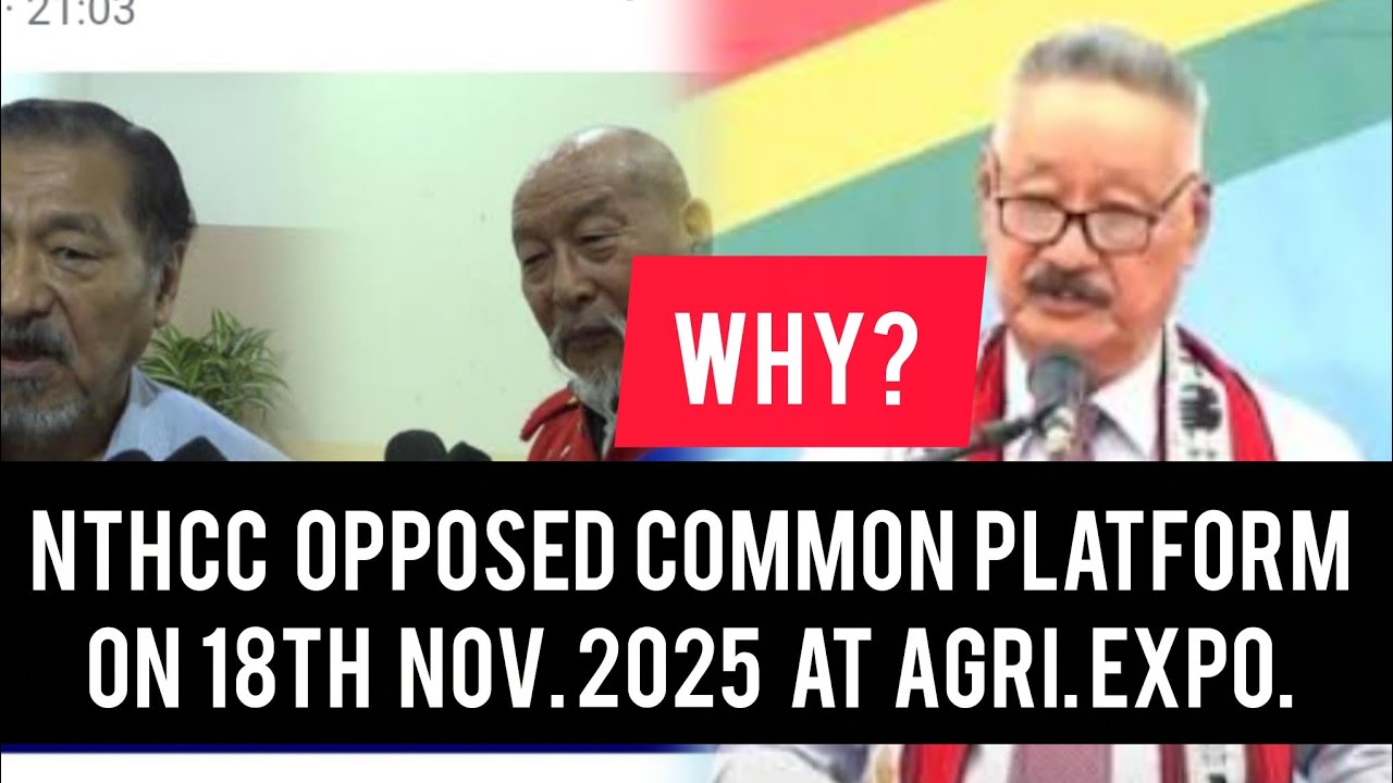 Nagaland Tribal Hohos coordination committee opposed 'common platform'. 