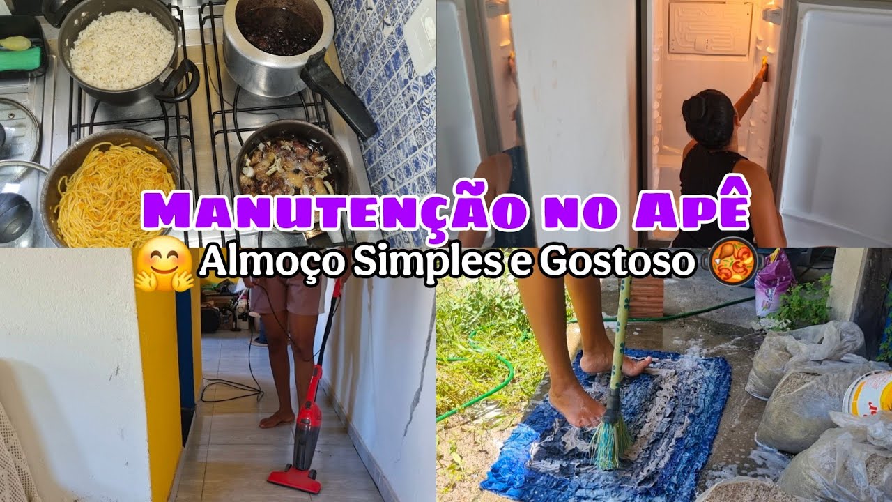 🍂 Rotina Real, Manutenção na Casa, Lavei Tapetes, Geladeira Tava Um Nojo 🤢 ( vlog ) (faxina)