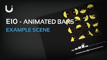 Example Scene 10 - Animated Bars - DoozyUI - UI Management System for Unity